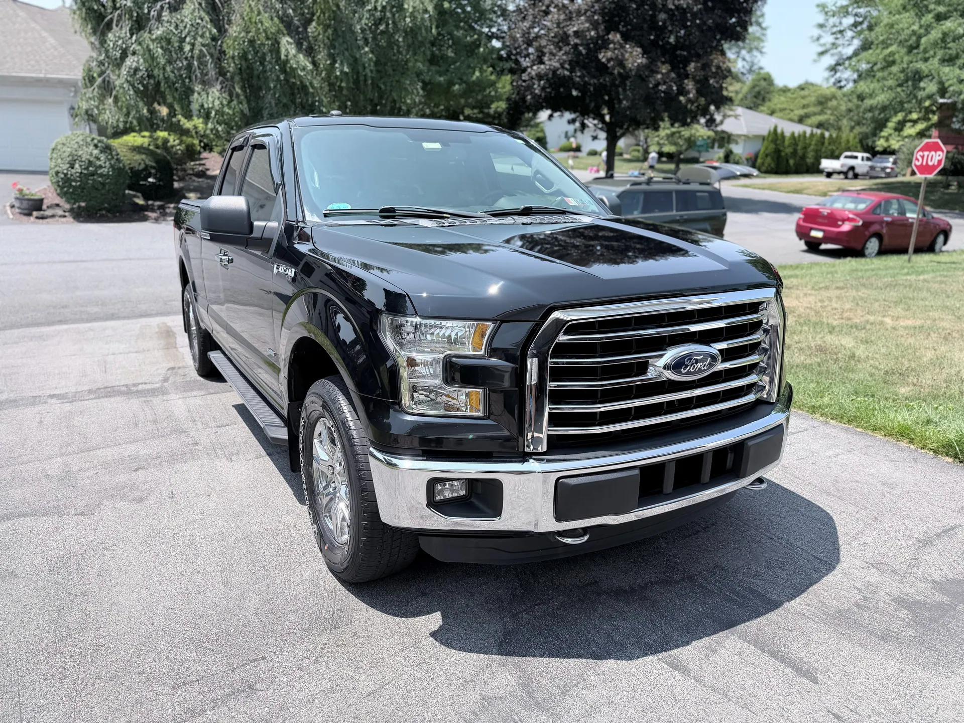 Ford F-150 with a glossy ceramic-protected finish